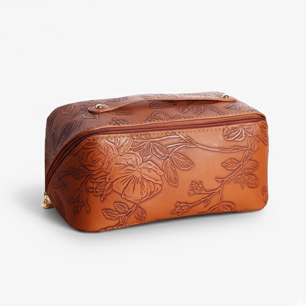 Ferixo™ Allure Series –Embossed Cosmetic Travel Bag