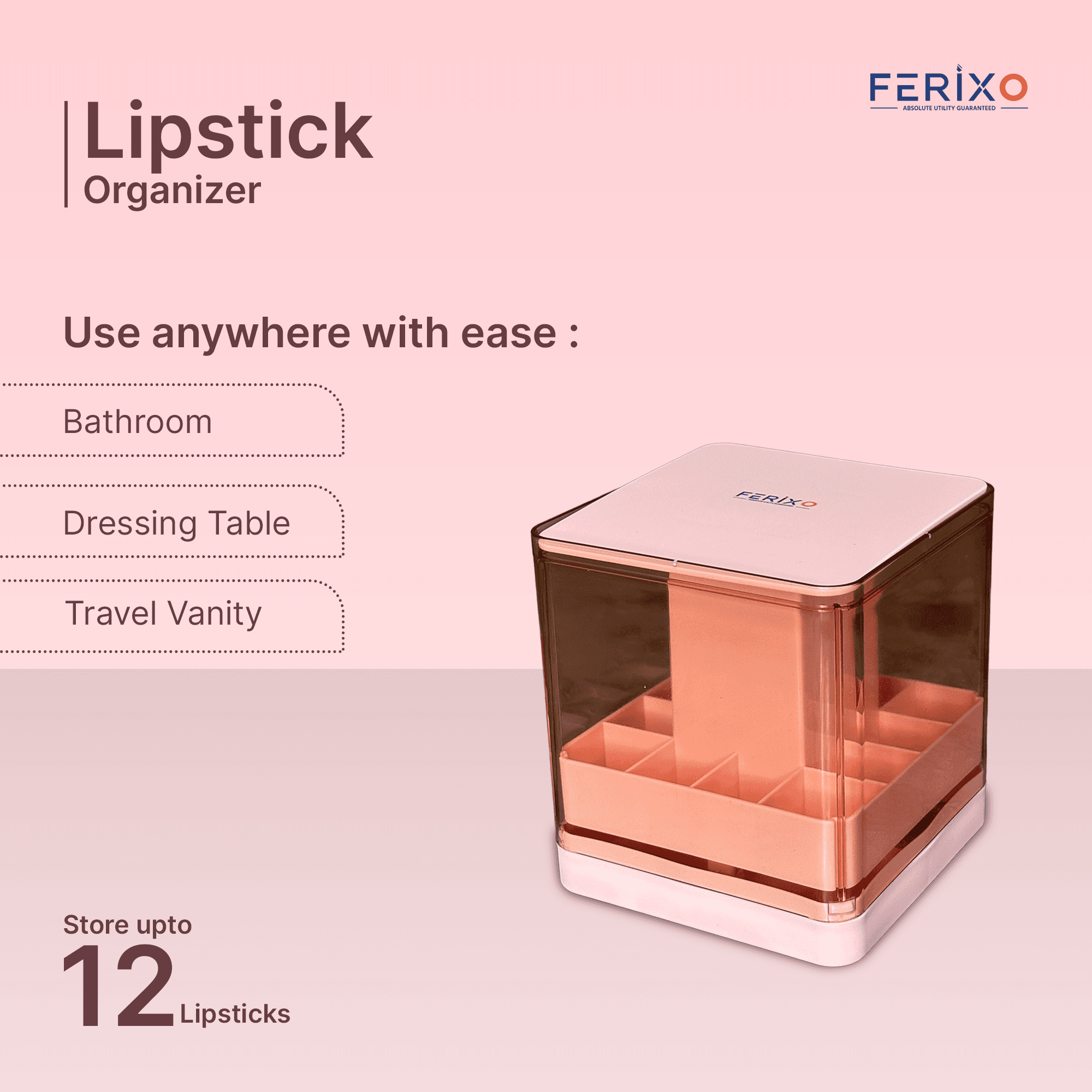 Ferixo™ Allure Series – Lipstick Organizer - 2