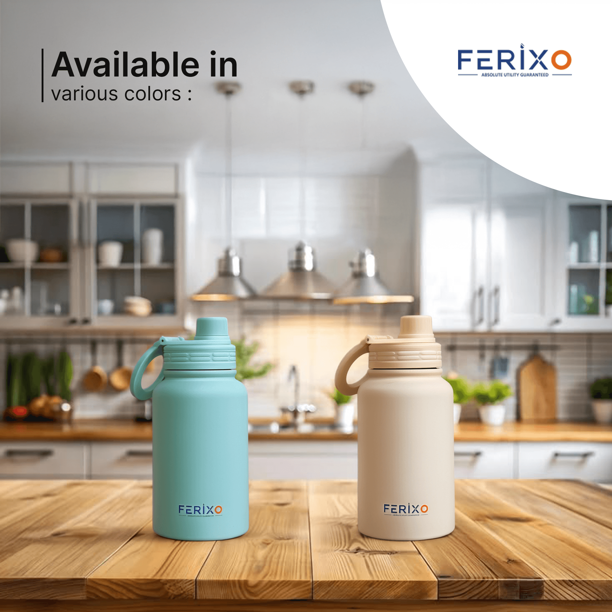 Ferixo™ ThermoSmart Insulated Water Bottle - 7