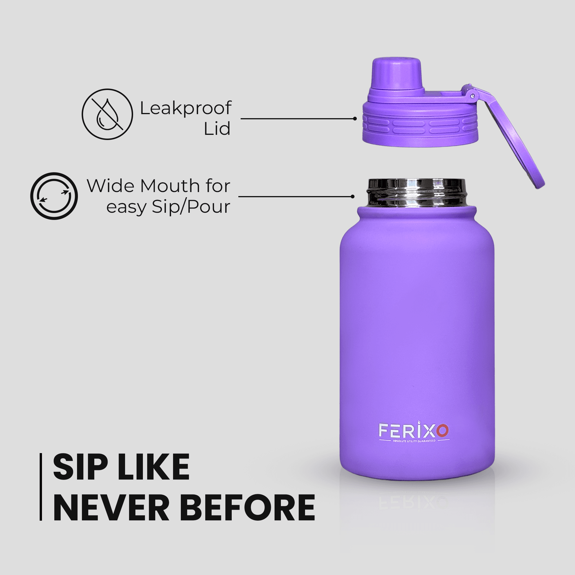 Ferixo™ ThermoSmart Insulated Water Bottle - 1