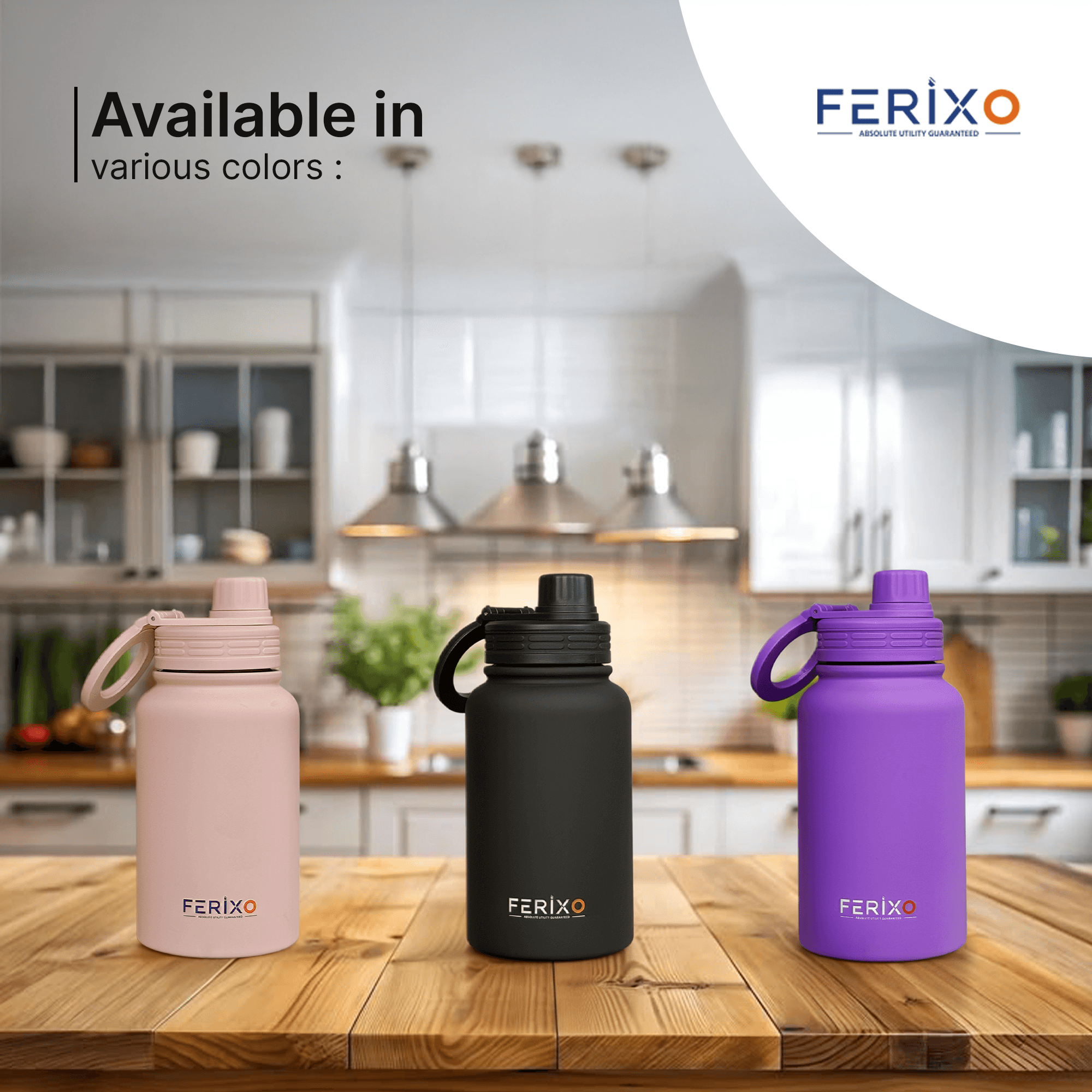 Ferixo™ ThermoSmart Insulated Water Bottle - 6